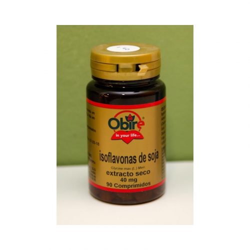 Isoflavonas de soja 90 comprimidos 40 mg extracto seco Obire