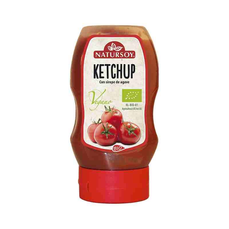 Ketchup con sirope de ágave bio 300 mg. Natursoy
