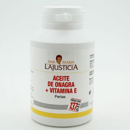 Aceite de onagra + vitamina E, 270 perlas. Ana María Lajusticia