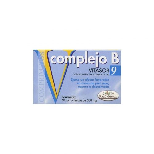 Vitasor 9 complejo B 60 comprimidos de 600 mg. Soria Natural