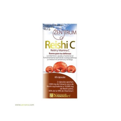 Reishi y vitamina C Zentrum 60 cápsulas. Ynsadiet